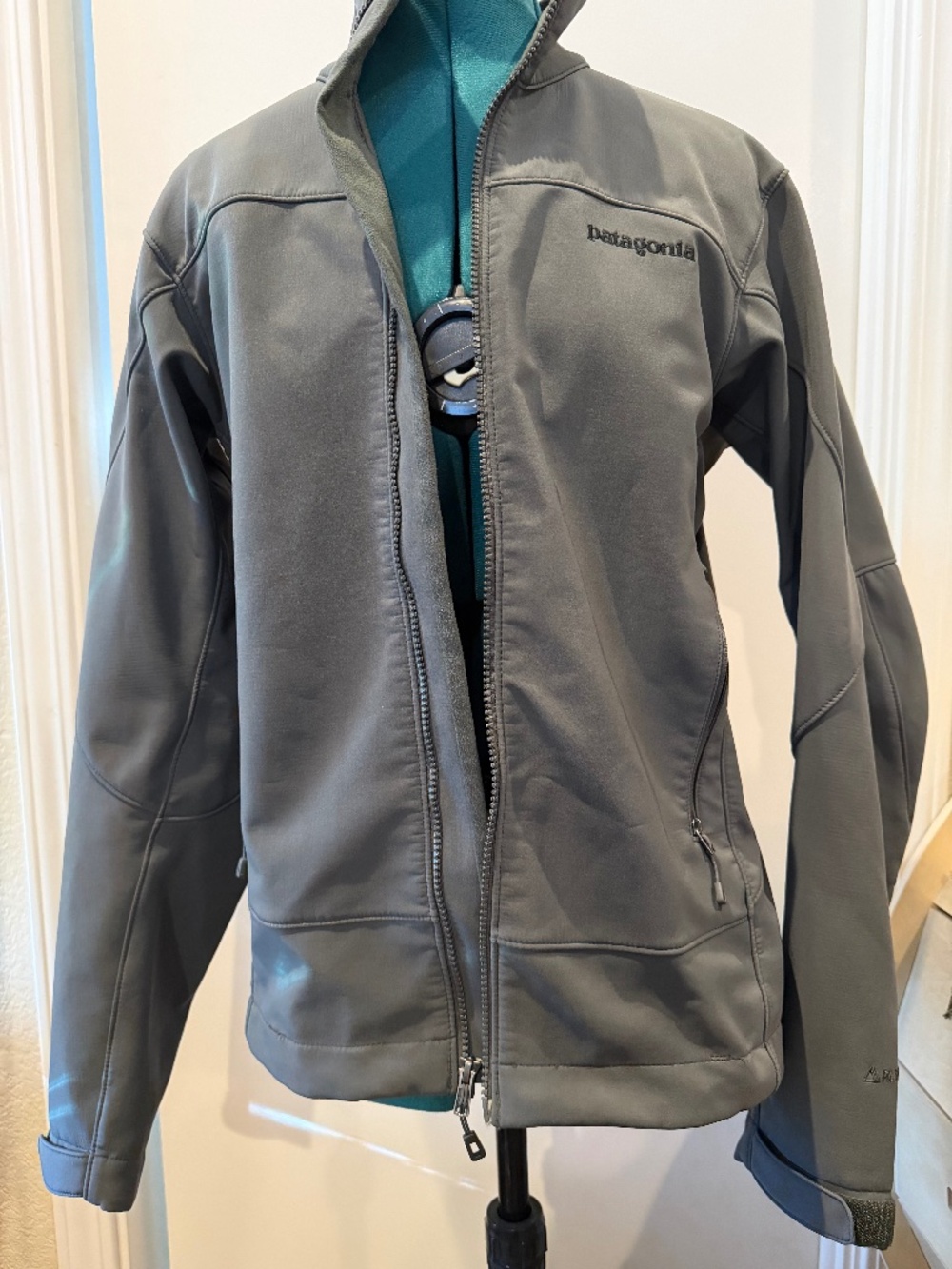 Patagonia Adze Hybrid Jacket Men's S Polartec Windbloc Gray